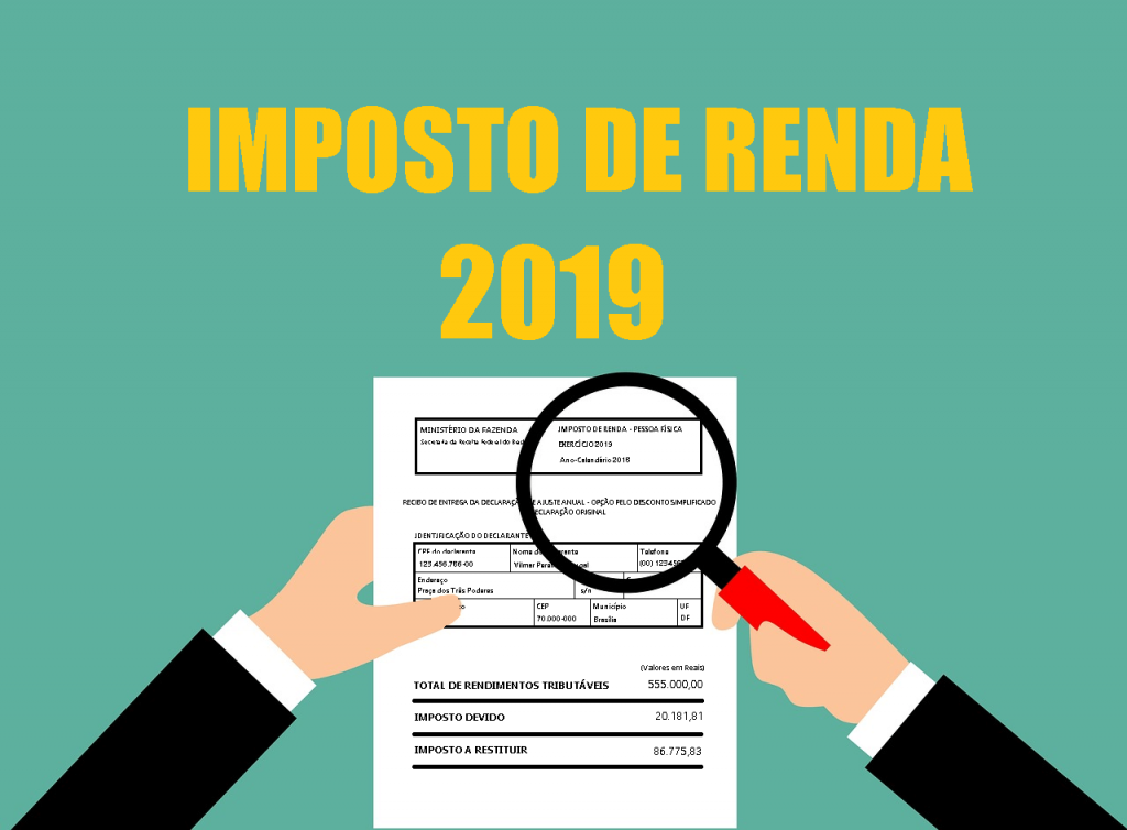 declaração do imposto de renda 2019