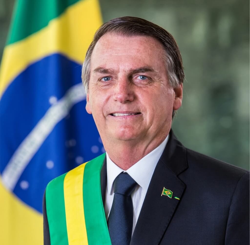 foto oficial do presidente Jair Bolsonaro
