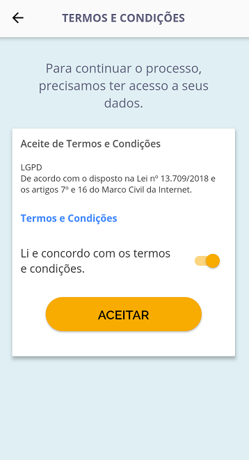 termos e condições de uso do CPF Digital